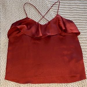 Silk Anthropologie Top